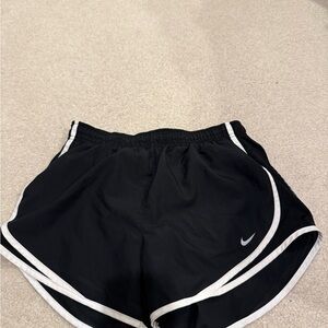 Nike Black and White Athletic Shorts Lightweight Design